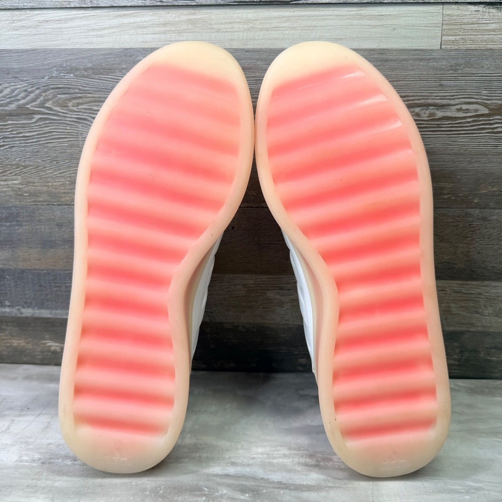 Adidas Zntasy Womens Size 8 White Orange Athletic Trainers Sneakers Shoes - Picture 7 of 8